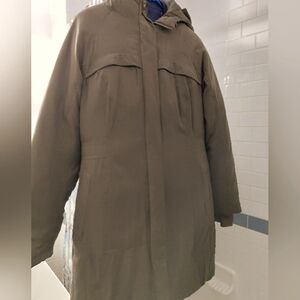 Brown Northface winter coat